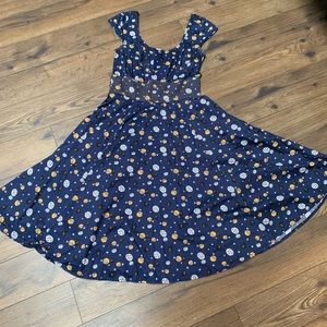 Eshakti leaf print dress